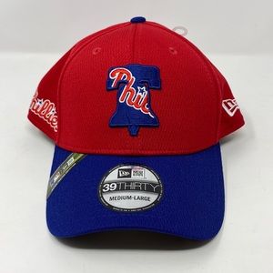 Philadelphia Phillies New Era 39Thirty Liberty Bell Stretch Cap M/L Hat MLB NWT